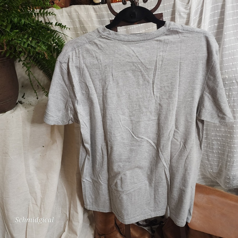 Harry Potter Herbology Hogwarts Graphic T-Shirt Gray Botanical Plants Large - Picture 4 of 4